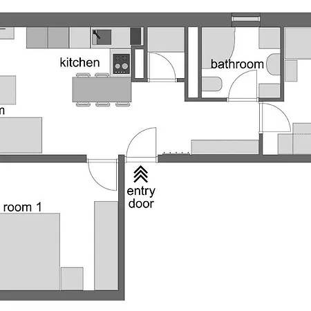 Apartman-ivana 1 아파트